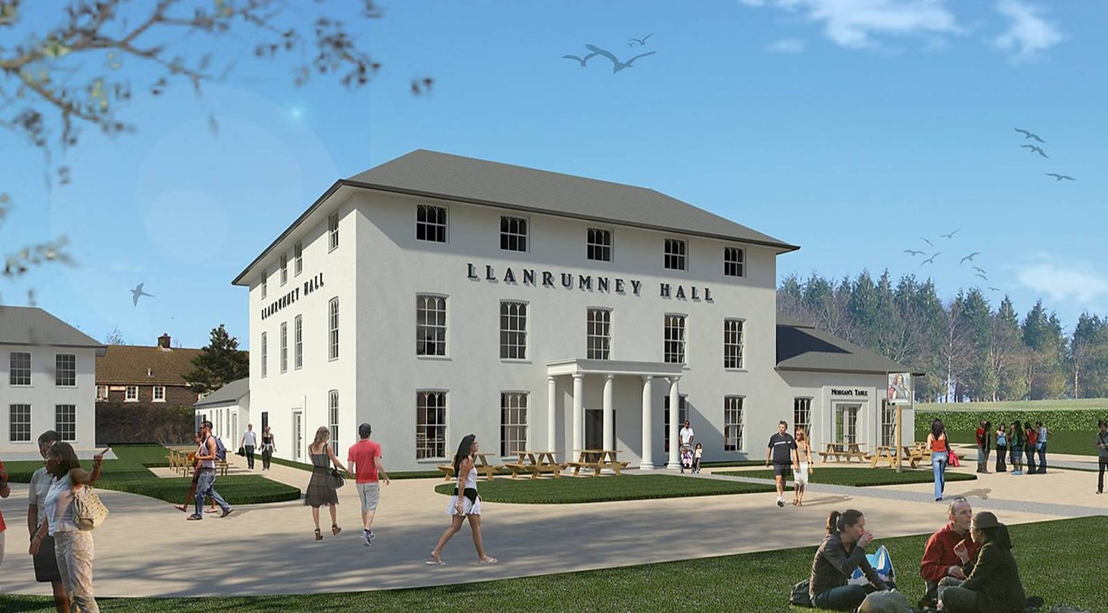 Llanrumney Hall Lomi Design